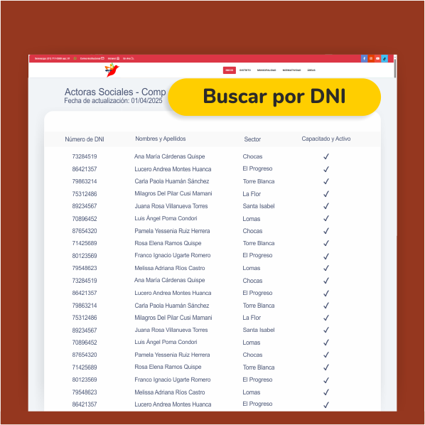 Busca su DNI en la WEB oficial